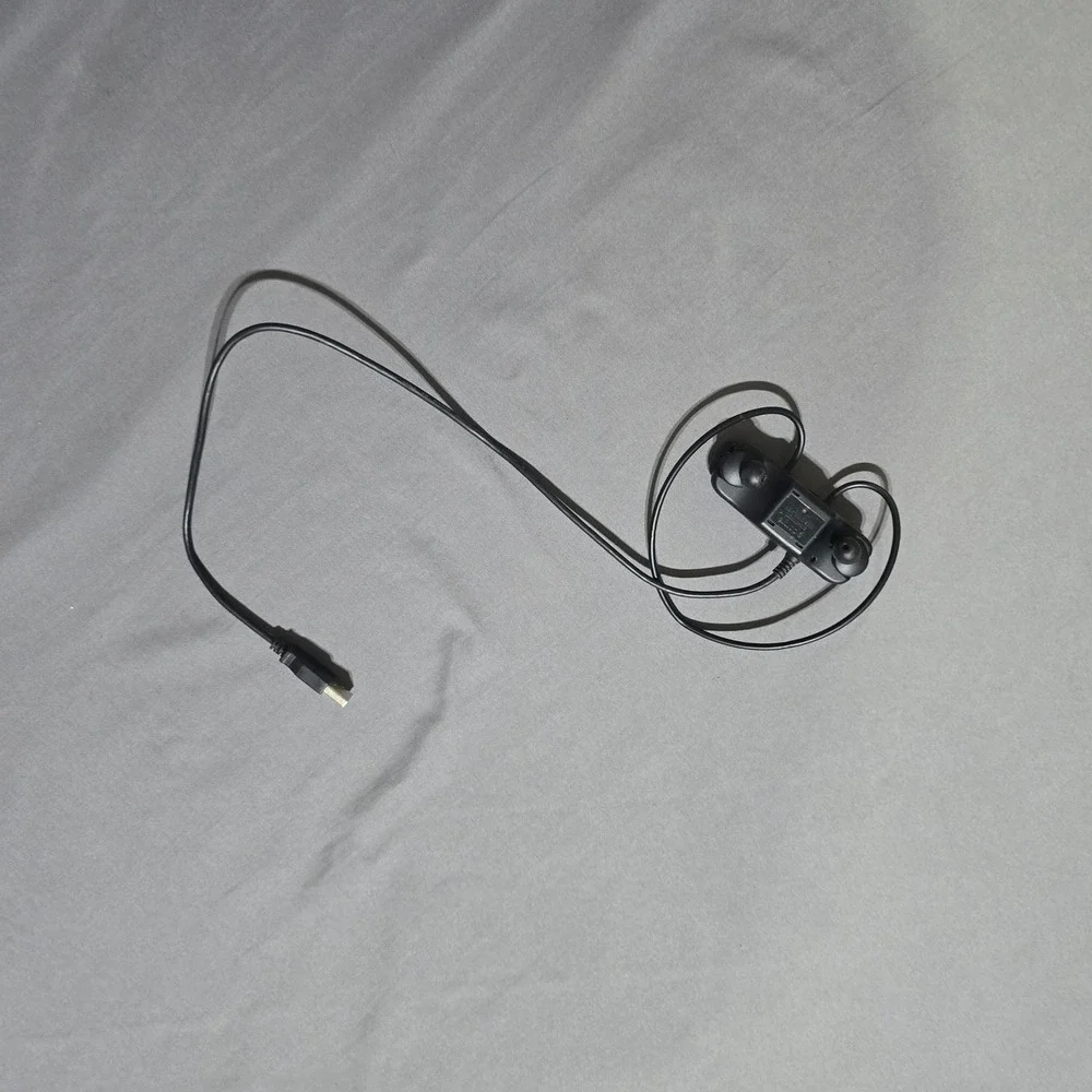 Waterproof SONY BCR-NWW270 Walkman Wireless Earphones Black USED Charger Bundle